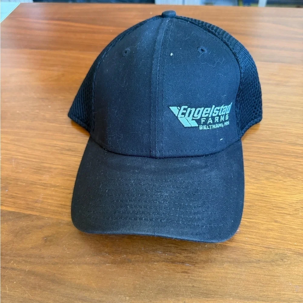 Engelstad Farms Black Mesh Cap